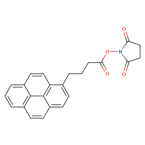 O=C(ON1C(=O)CCC1=O)CCCc1ccc2c3c1ccc1c3c(cc2)ccc1