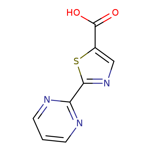 OC(=O)c1cnc(s1)c1ncccn1