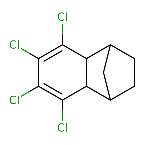 ClC1=C(Cl)C(=C(C2C1C1CCC2C1)Cl)Cl