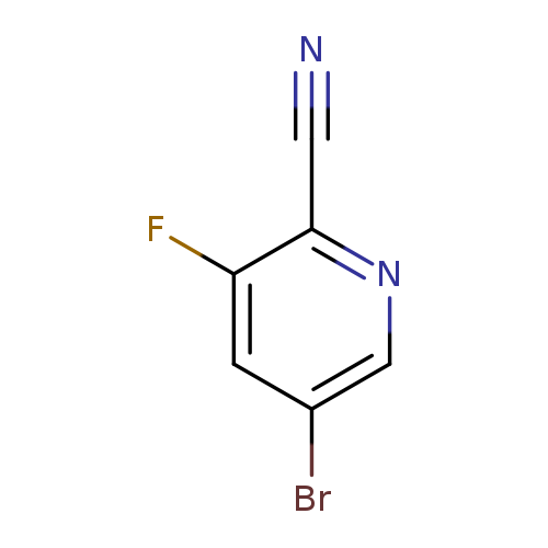 N#Cc1ncc(cc1F)Br