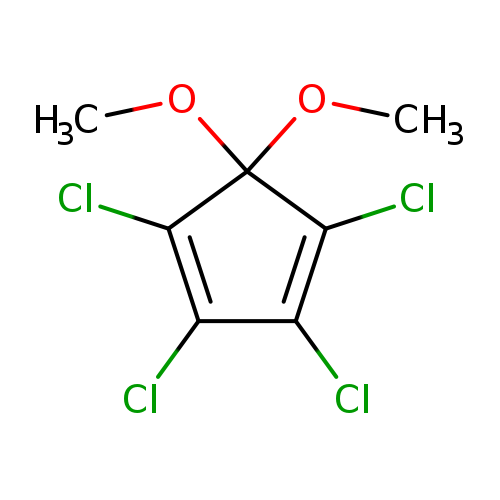 COC1(OC)C(=C(C(=C1Cl)Cl)Cl)Cl