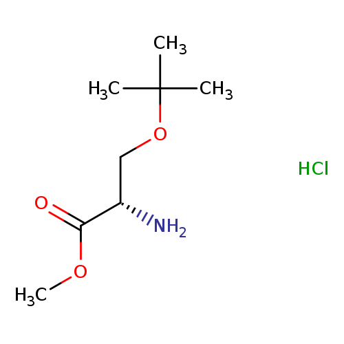 COC(=O)[C@H](COC(C)(C)C)N.Cl