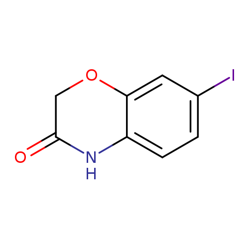 O=C1COc2c(N1)ccc(c2)I