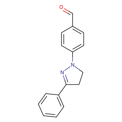 O=Cc1ccc(cc1)N1CCC(=N1)c1ccccc1