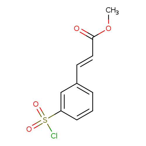 COC(=O)/C=C/c1cccc(c1)S(=O)(=O)Cl