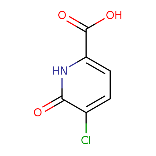 OC(=O)c1ccc(c(=O)[nH]1)Cl