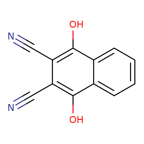 N#Cc1c(C#N)c(O)c2c(c1O)cccc2