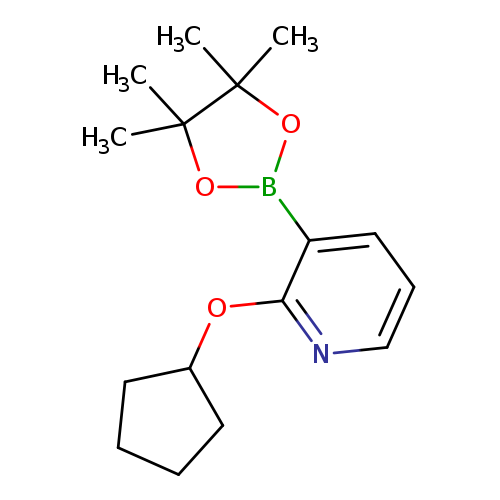 CC1(C)OB(OC1(C)C)c1cccnc1OC1CCCC1