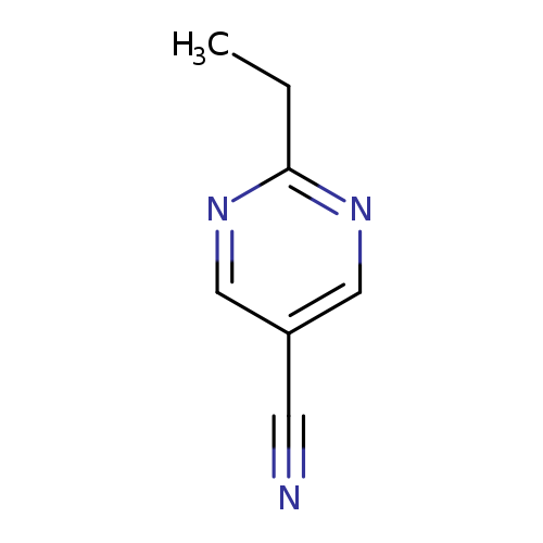 CCc1ncc(cn1)C#N