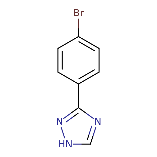 Brc1ccc(cc1)c1n[nH]cn1