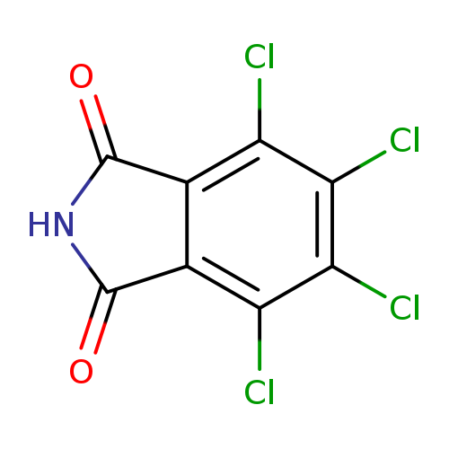 O=C1NC(=O)c2c1c(Cl)c(c(c2Cl)Cl)Cl