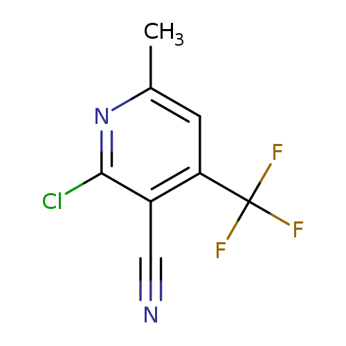 N#Cc1c(Cl)nc(cc1C(F)(F)F)C