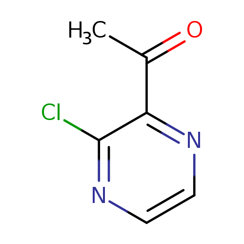 CC(=O)c1nccnc1Cl