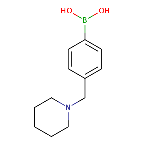 OB(c1ccc(cc1)CN1CCCCC1)O