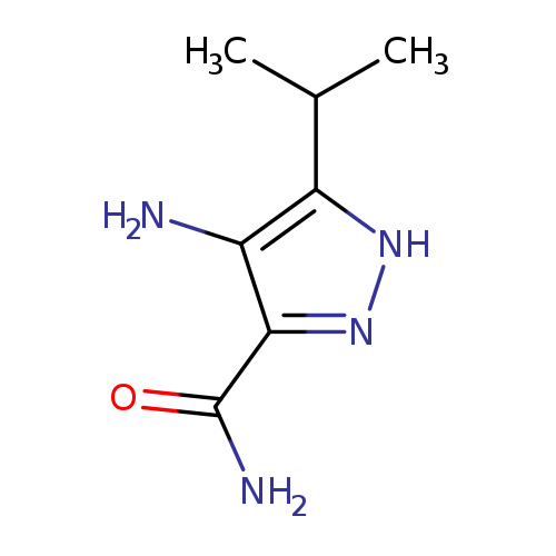 CC(c1[nH]nc(c1N)C(=O)N)C