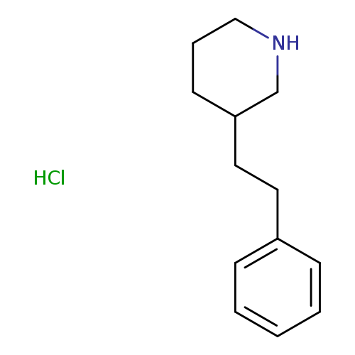 C1CCC(CN1)CCc1ccccc1.Cl