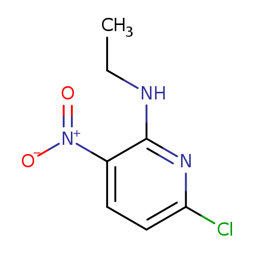 [O-][N+](=O)c1ccc(nc1NCC)Cl