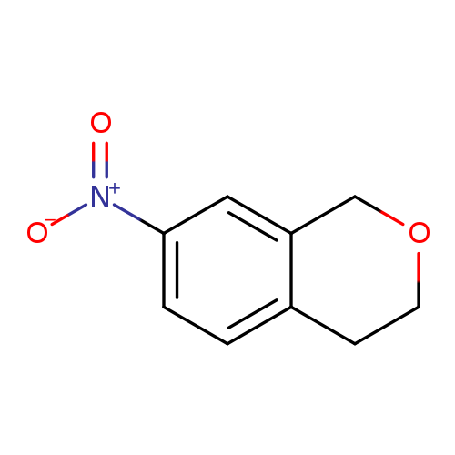 [O-][N+](=O)c1ccc2c(c1)COCC2