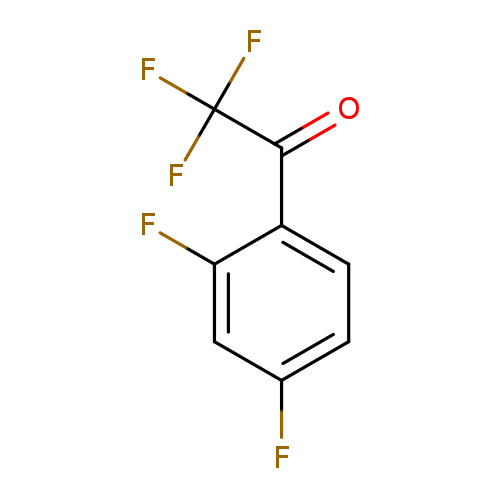 Fc1ccc(c(c1)F)C(=O)C(F)(F)F