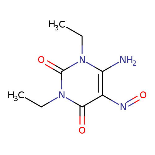 O=Nc1c(N)n(CC)c(=O)n(c1=O)CC