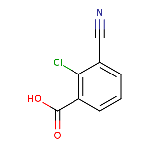N#Cc1cccc(c1Cl)C(=O)O