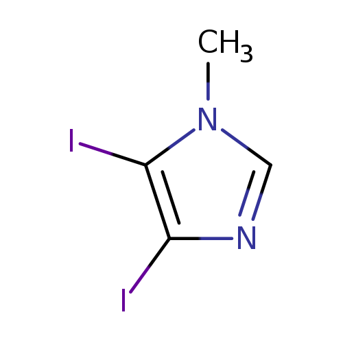 Cn1cnc(c1I)I