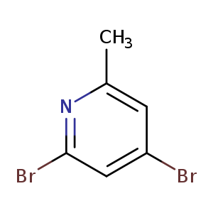 Brc1cc(C)nc(c1)Br