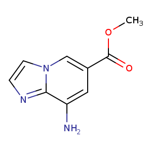 COC(=O)c1cc(N)c2n(c1)ccn2