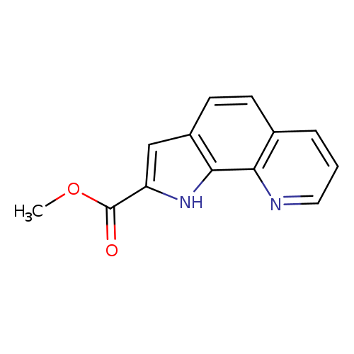 COC(=O)c1cc2c([nH]1)c1ncccc1cc2