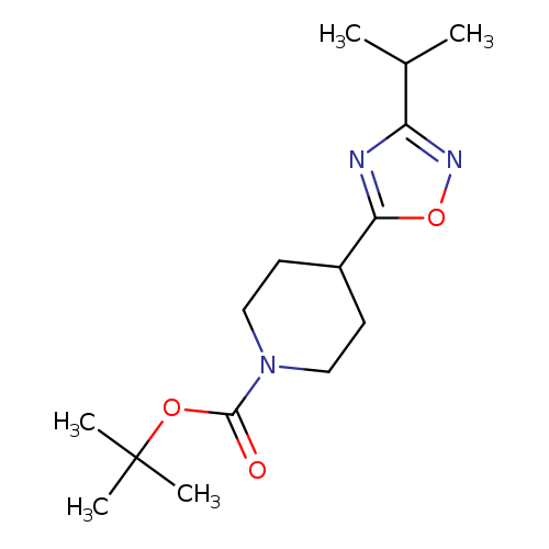 O=C(N1CCC(CC1)c1onc(n1)C(C)C)OC(C)(C)C