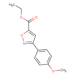 CCOC(=O)c1onc(c1)c1ccc(cc1)OC