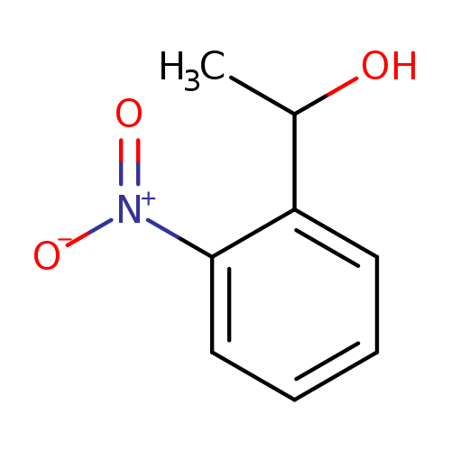 [O-][N+](=O)c1ccccc1C(O)C