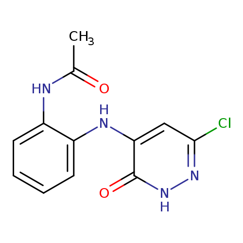 CC(=O)Nc1ccccc1Nc1cc(Cl)n[nH]c1=O