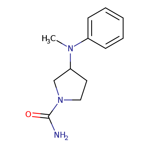 NC(=O)N1CCC(C1)N(c1ccccc1)C