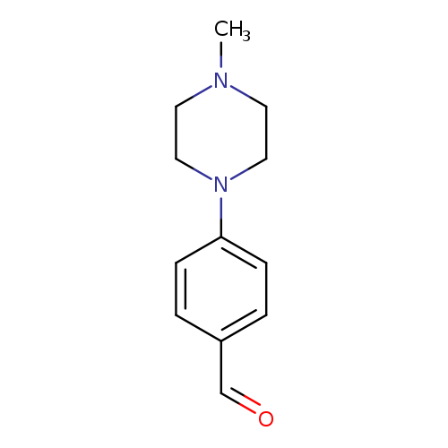 O=Cc1ccc(cc1)N1CCN(CC1)C