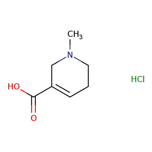 CN1CC(=CCC1)C(=O)O.Cl