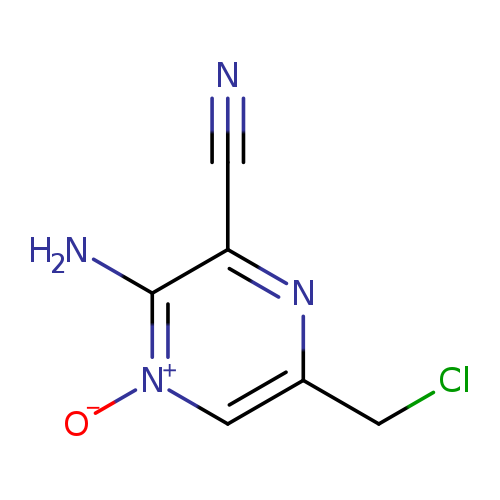 ClCc1c[n+]([O-])c(c(n1)C#N)N