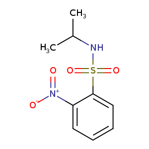CC(NS(=O)(=O)c1ccccc1[N+](=O)[O-])C