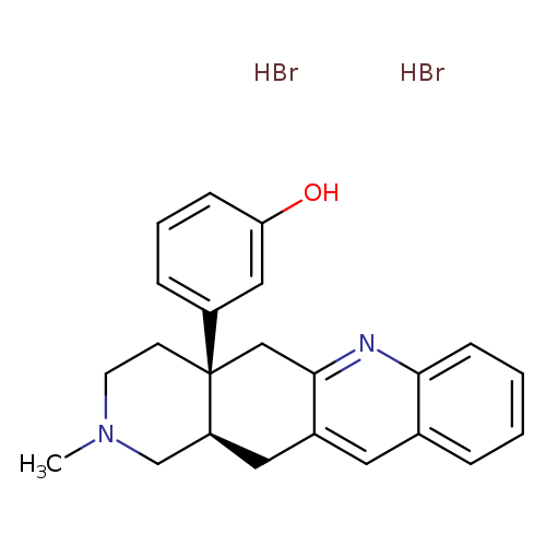 CN1CC[C@]2([C@H](C1)Cc1c(C2)nc2c(c1)cccc2)c1cccc(c1)O.Br.Br