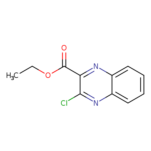 CCOC(=O)c1nc2ccccc2nc1Cl