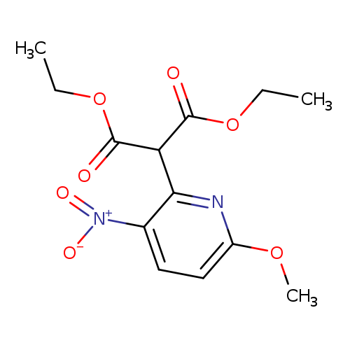 CCOC(=O)C(c1nc(OC)ccc1[N+](=O)[O-])C(=O)OCC