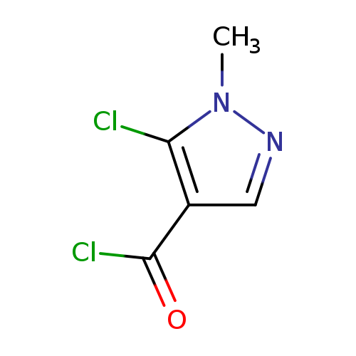 ClC(=O)c1cnn(c1Cl)C