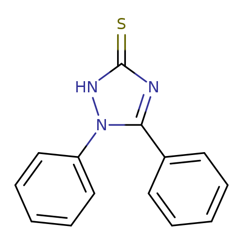 S=c1nc(n([nH]1)c1ccccc1)c1ccccc1