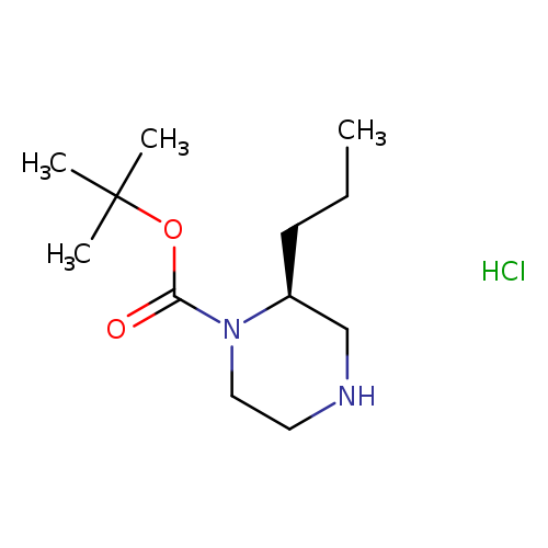 CCC[C@H]1CNCCN1C(=O)OC(C)(C)C.Cl