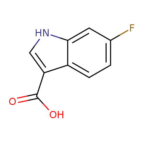 Fc1ccc2c(c1)[nH]cc2C(=O)O