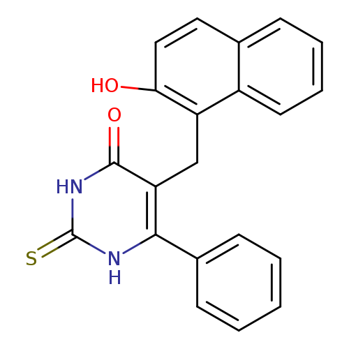 S=c1[nH]c(=O)c(c([nH]1)c1ccccc1)Cc1c(O)ccc2c1cccc2