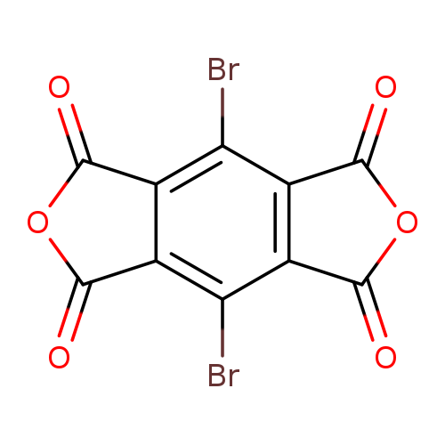 Brc1c2c(=O)oc(=O)c2c(c2c1c(=O)oc2=O)Br
