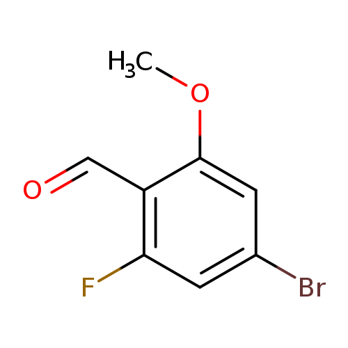 COc1cc(Br)cc(c1C=O)F