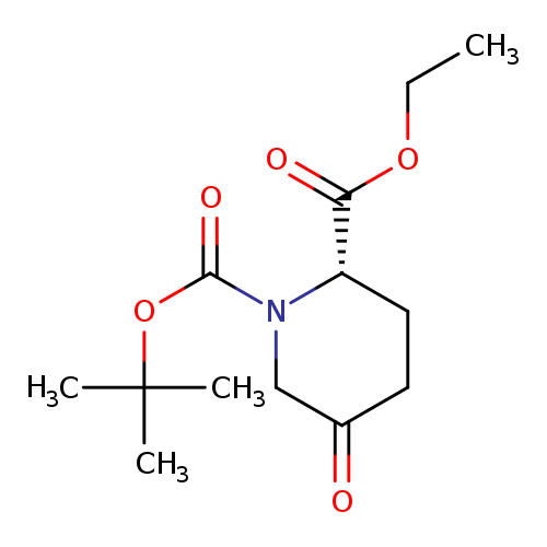 CCOC(=O)[C@@H]1CCC(=O)CN1C(=O)OC(C)(C)C