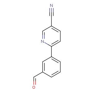 O=Cc1cccc(c1)c1ccc(cn1)C#N
